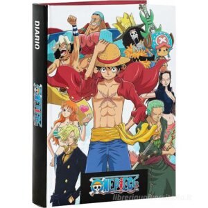 One piece - Diario 12 Mesi non Datato. Rosso