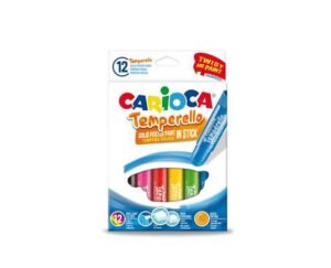 Carioca Temperello Tempera Solida in Stick - Set da 12