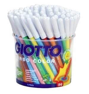 Giotto Turbo Color Pennarelli - Barattolo da 96