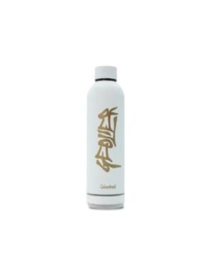 Borraccia termica geolier 500 ml con cassa bluetooth bianca