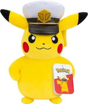 Pokémon - Peluche - Capitan Pikachu 20 cm