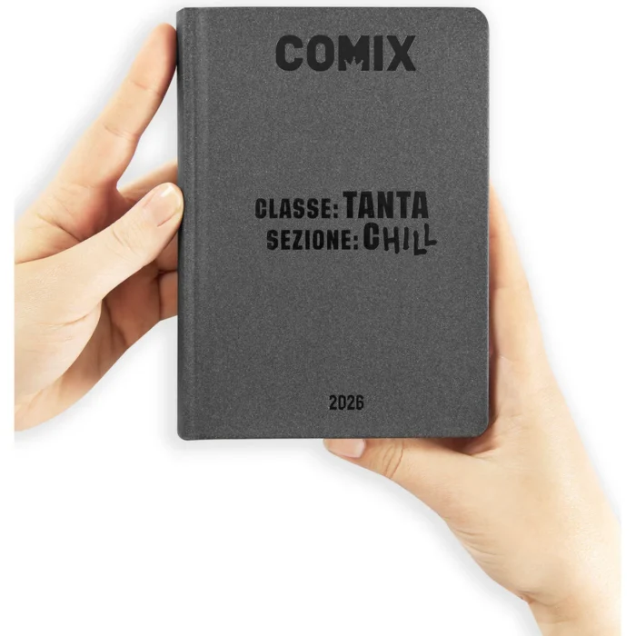 Comix. Diario Mini 2025-26 Nero e Bianco
