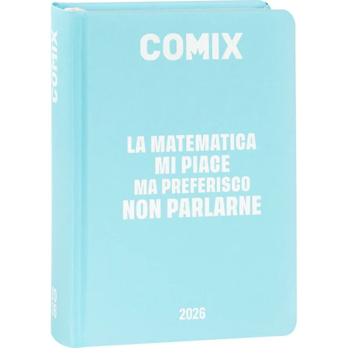 Comix. Diario Regular 2025-26 Azzurro