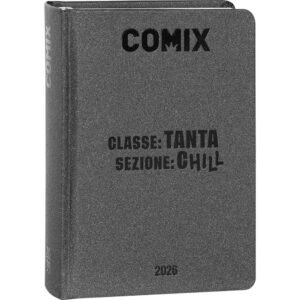 Comix. Diario Regular 2025-26 Charcoal