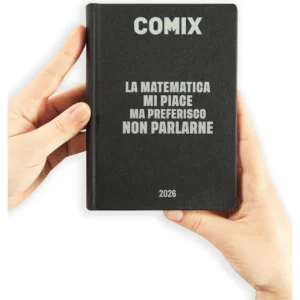 Comix. Diario Mini 2025-26 Nero e Argento