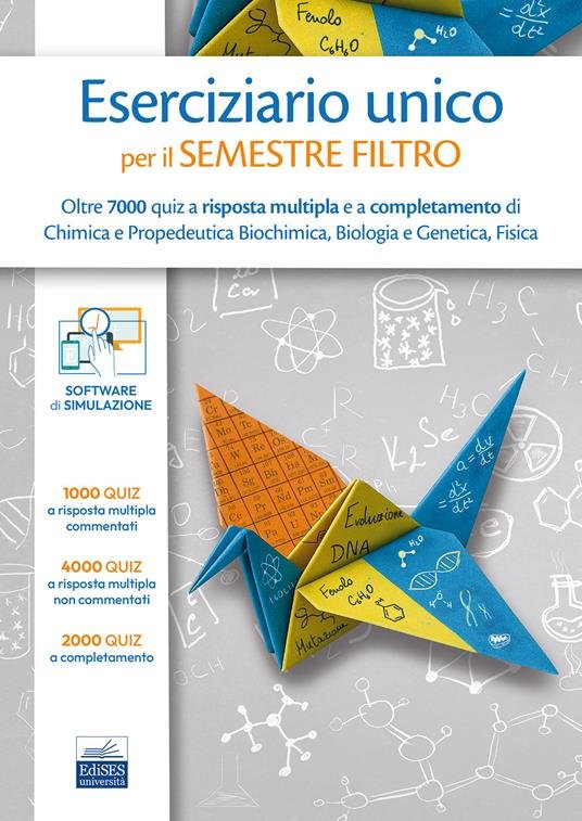 Eserciziario unico per il semestre filtro.