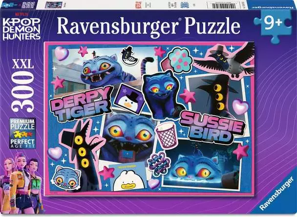 Puzzle per bambini 300 XXL piezas - KPop Demon Hunters - Derpy & Sussie