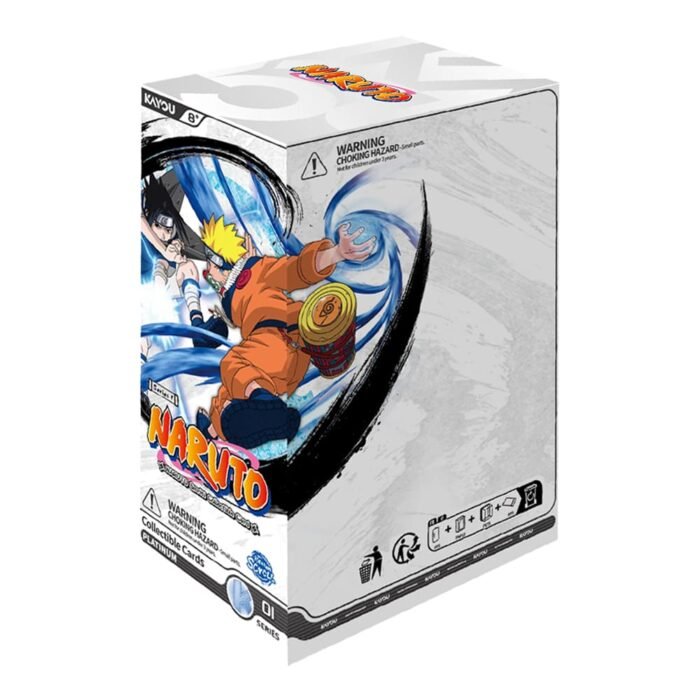 Naruto collectible cards. Box Series 1 Platinum