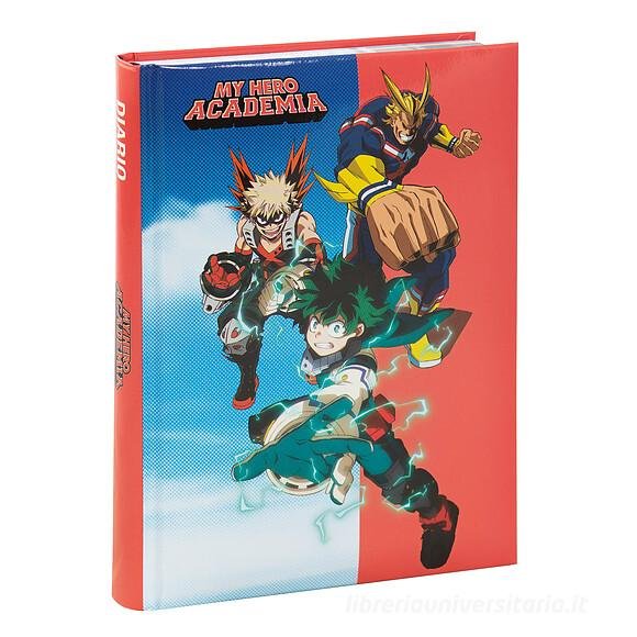 My Hero Academia. Diario 12 mesi non datato. Red