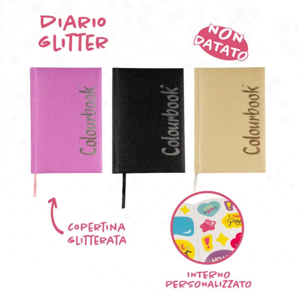 Colourbbok Diario Glitter 2026-27